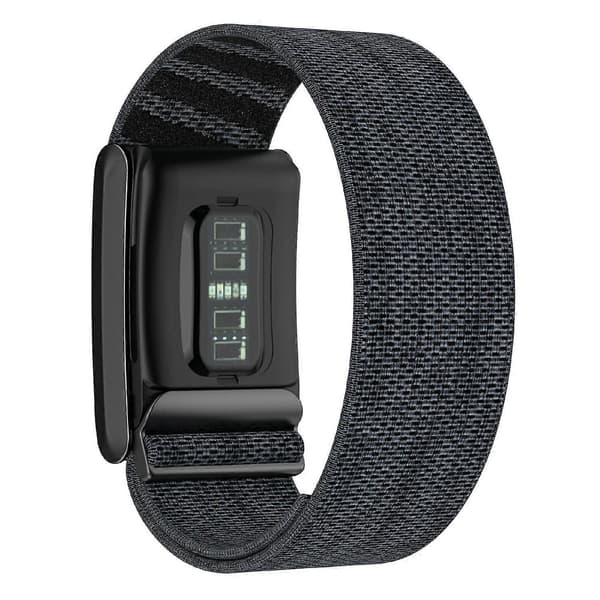 Til WHOOP 4.0 Fitness Tracker Håndledsrem Elastisk Justerbar Rem - Sort Grå