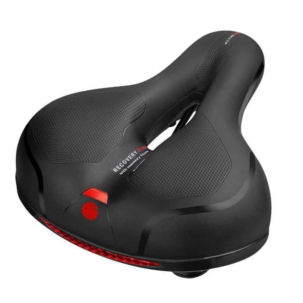 Cykelstol - Mjuk stoppning - Fjädring - 25x20x9 cm