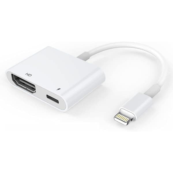 HDMI-adapter, HDMI-adapter til iPhone 1080p Lightning Digital AV-adapter, HDMI Sync Display HDMI-stik til iPhone og iPad
