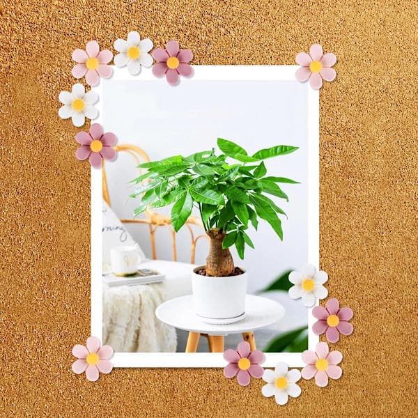 Blomster Push Pins - 30 Stk - Dekorative Opslagstavle Pins til Kontor, Skole og Hjem