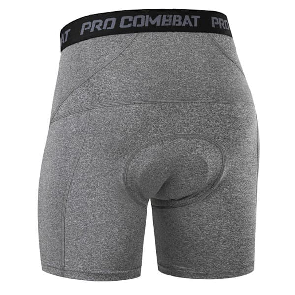 Cykelbukser til mænd 3D-polstrede MTB-cykelbukser åndbare 3XL Grey