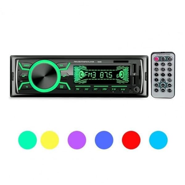 Bilradio - Multifunksjonell - 12V - Bluetooth - Dobbel USB - Hurtiglading