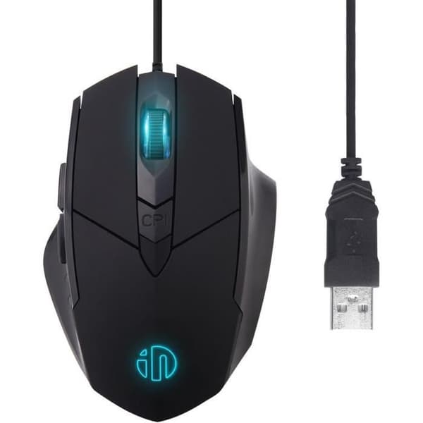 Gamingmus - Kablet USB - 4 DPI-nivåer - 6 knapper - Ergonomisk