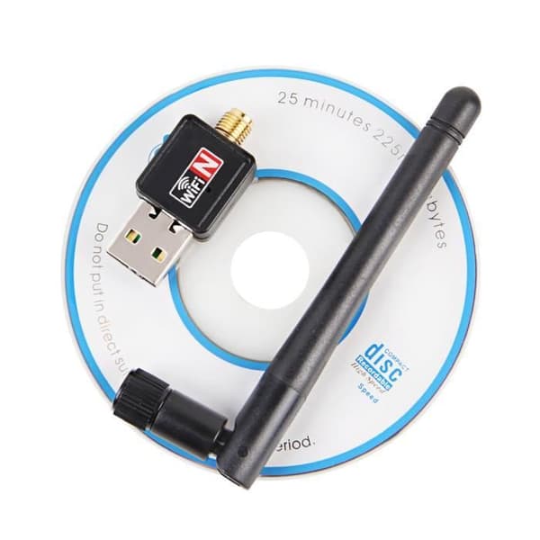 USB WiFi-adapter - Uspesifisert - 600 Mbps - 5dBi-antenne - USB 2.0/1.1 - Windows-kompatibel