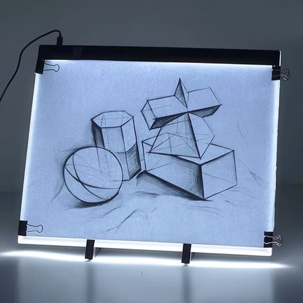 A3 LED tegnebrett - Lysbord / Lysplate - Bærbart
