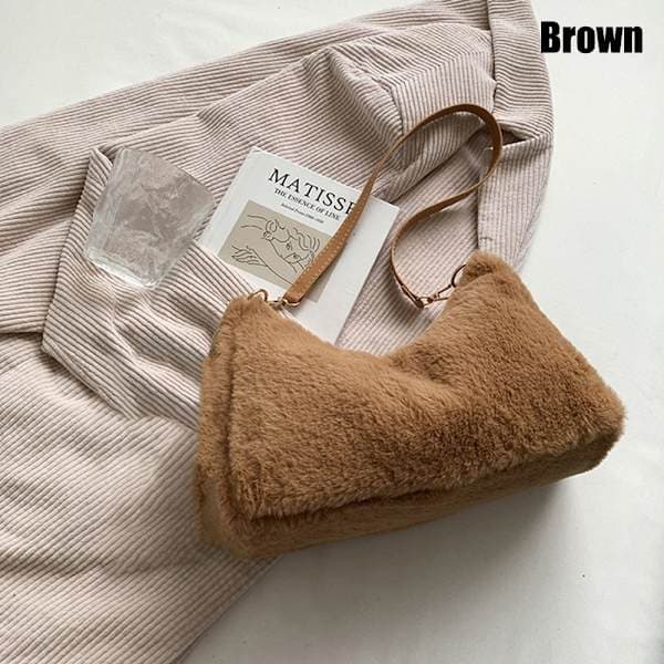 Dame Skuldertasker Dame Armtasker brown