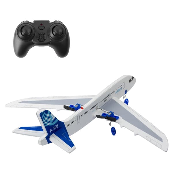 2,4 GHz fjärrkontroll flygplan barn DIY modellflygplan RC flygplan för barn och nybörjare