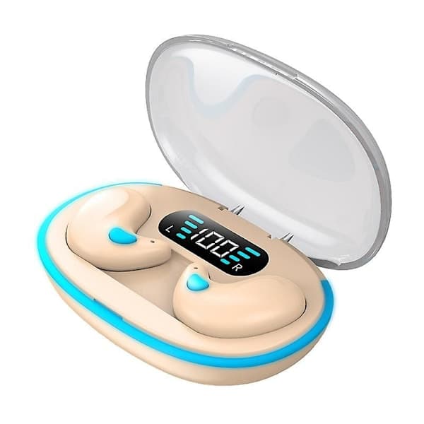 Komfortable usynlige trådløse hovedtelefoner til søvn Glowing skin