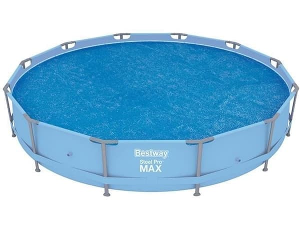 Solskydd för Pool / Poolskydd - 366cm Blå 836
