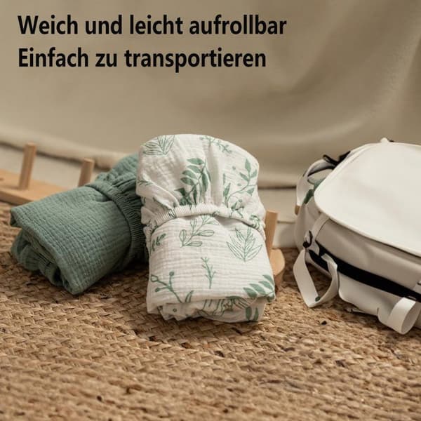 Underlakan för barnvagn/spjälsäng - 2-pack - Passar barnvagnar, spjälsängar och barnsängar