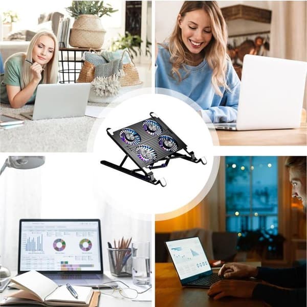 Bærbar PC-kjøler, bærbar PC-vifte, kjøleplate for bærbar PC - A3