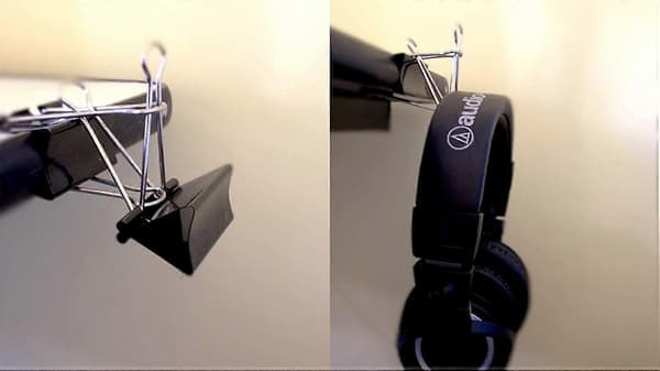 Overdimensioneret ringbind 2 tommer kontorartikler store papirclips 36 stk (sort)