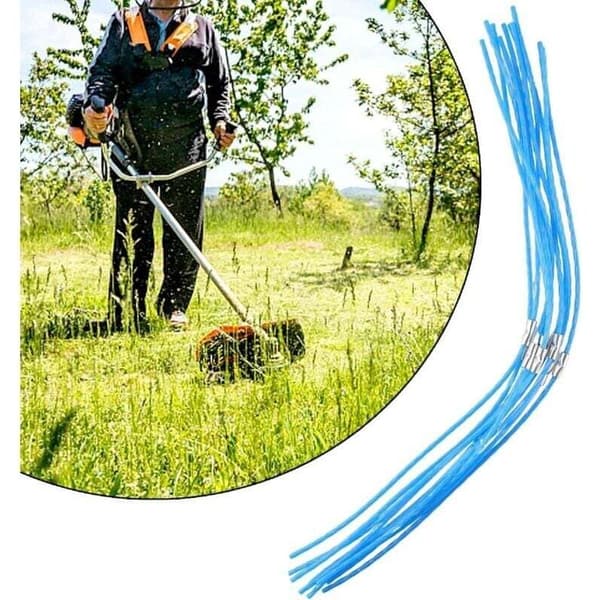 50-delt trimmertrådsæt til Bosch F016800182 - Tilbehør til ART 30 Combitrim (30cm) trimmer, blå