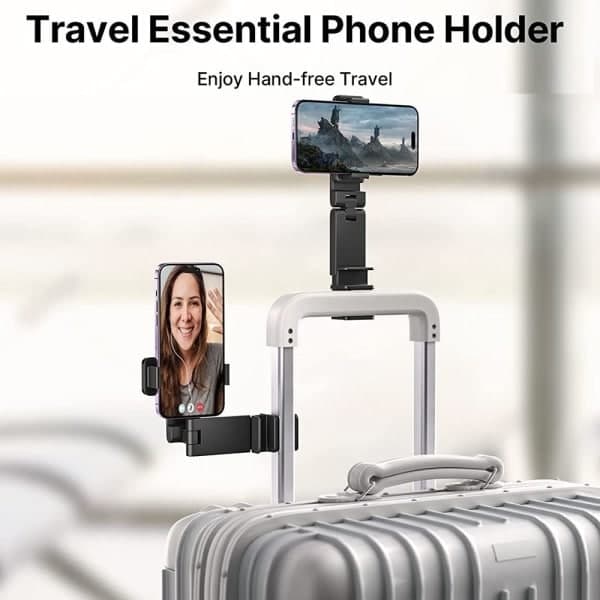 Klippfeste for mobiltelefonholder for fly