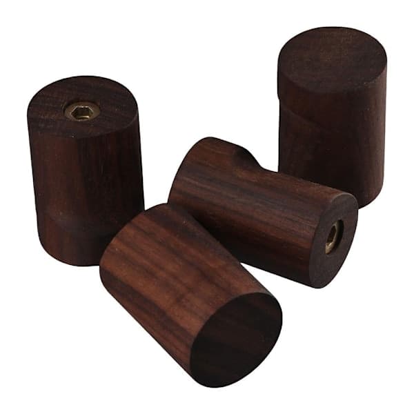 4 kpl luonnonpuisia seinäkoukkuja pyökkiä Walnut wood