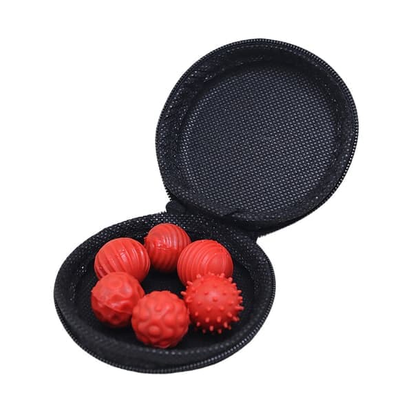 6-pak 2 cm sensoriske magnetiske kugler med injicerbar silikone Buckyballs til angstlindring og dekompression Red