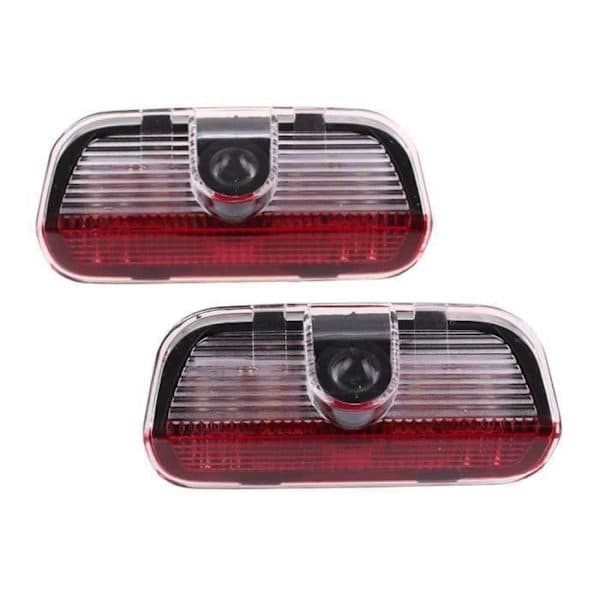 4 stk. LED bildør laserprojektor logo ghost shadow lampe til VW Golf EOS Tiguan