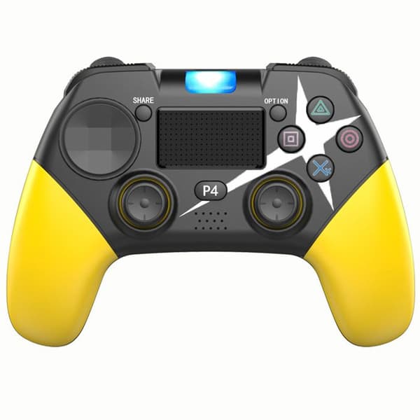 P01P4 Gamepad med seksakset Bluetooth 5.0 trådløs kontroller for Android- og iOS-telefoner + lasergravering