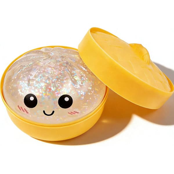 Glittery Dumpling Squishy Legetøjsæske - Stressaflastende Fidget Sansekit[ZHE] 1pc-a