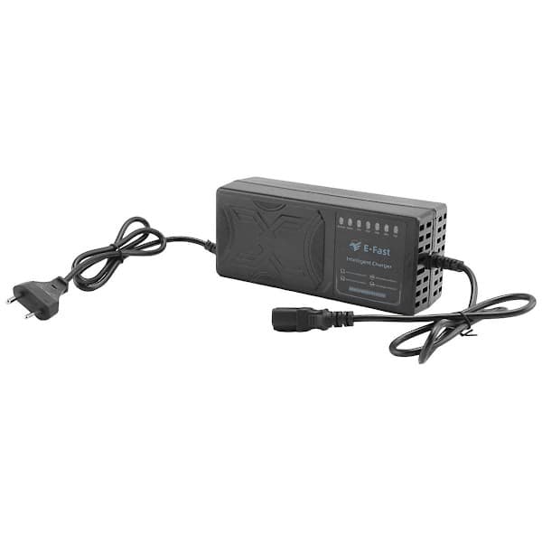 60V 20AH Oplader til Elbiler med 7-Lys Display, Strømdisplay, Kortslutningsbeskyttelse/Fuld Puls