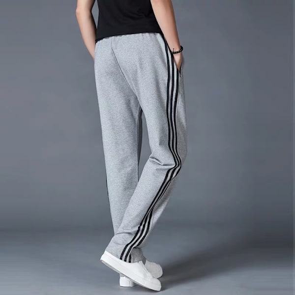Herre Joggers, Løs Pasform, Plus Size, Lige Ben Deep Blue 3XL
