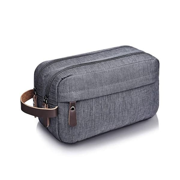 Toalettmappe for menn Sminkepung grey