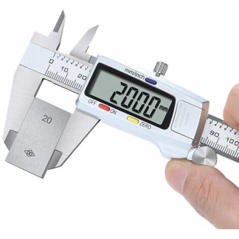 0-150 mm elektronisk skyvelære
