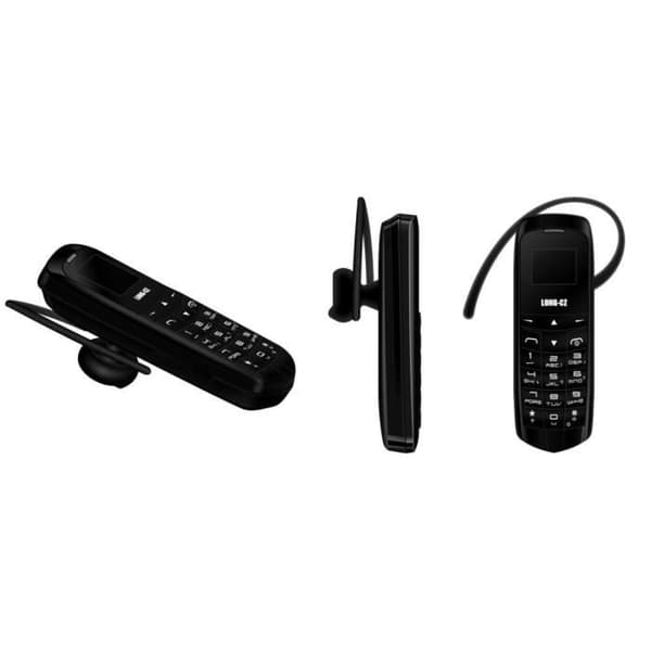 Bluetooth-hodesett - Minitelefon - Bluetooth 3.0 - 3,5 timers batterilevetid - Svart