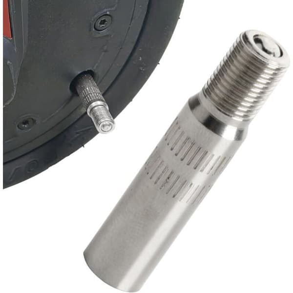 Dækventilforlænger, adapter til oppustningsdyse til el-scooter, aluminiumslegering, forlænget med 39