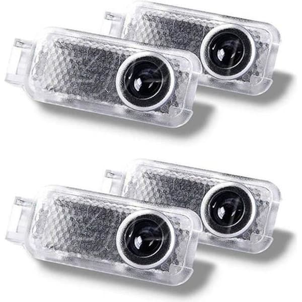 4 delar LED bildörr belysning laserprojektor Audi logotyp ljus