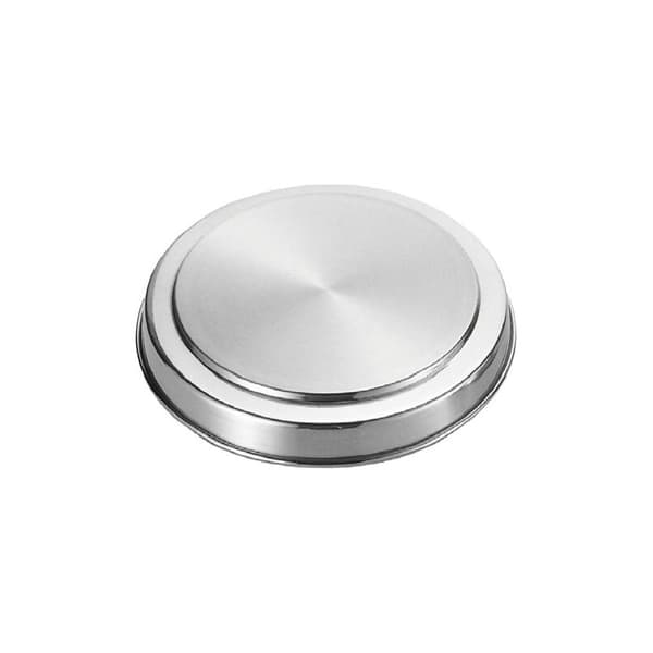 Sæt med 6 ovnknapper, 6 mm knapper til gaskomfurer og kogeplader, sølvfarvede metalknapper til komfurer og kogeplader.
