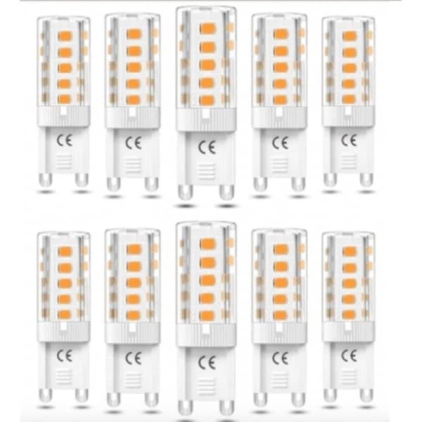 G9 LED-lys 5W, varmhvit, 10-pakning