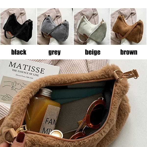 Dame Skuldertasker Dame Armtasker brown