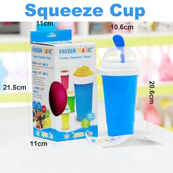 Slushie Maker Cup Magisk Hurtigfryst Smoothieskopp yellow