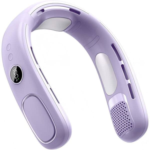 N90 Kold Kompression Halsventilator, 5 Vindhastigheder, LED-display, USB Genopladelig, Bærbar Håndkøling