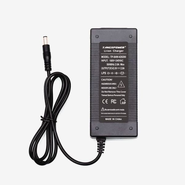 42V 2A Batterilader Elsykkel Selvbalanserende Scooter Hoverboard 36V Litiumlader