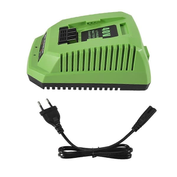 40V litiumbatterilader for GreenWorks 40V Li-Ion-batteri EU-plugg