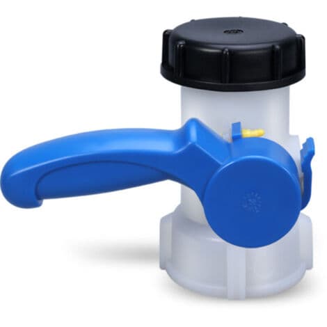 1000L Plasttankventil, 62mm IBC-adapter, Universaladapter til 1000 liters tanke
