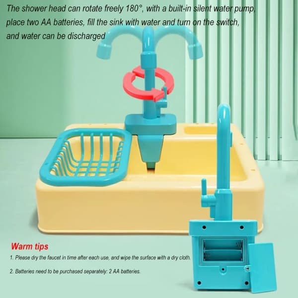 Multifunktionelt kæledyrsfuglebad, automatisk brusebad til papegøjer med tilbehør (gul)