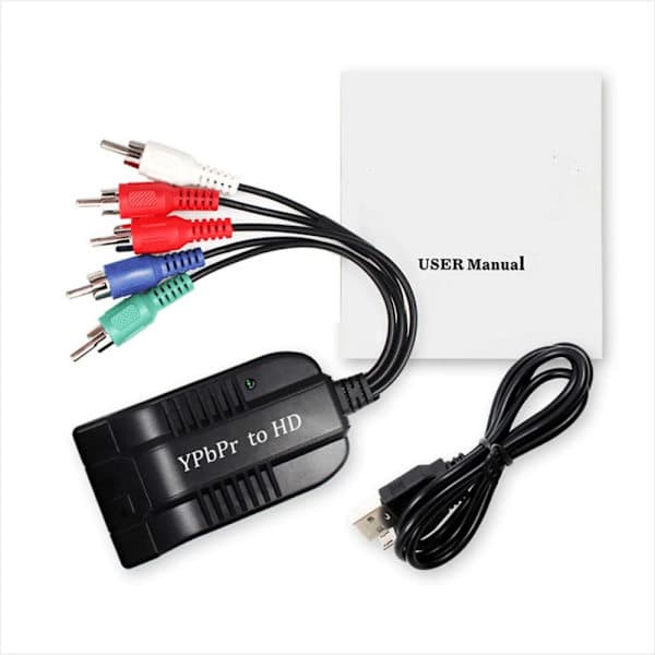 Komponentkonverterer til HDMI-adapter
