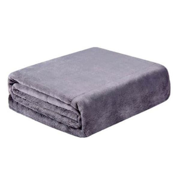 Sähköpeitto, lämmitettävä torkkupeitto grey