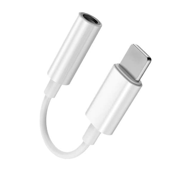 Kompatibel med Apple iPhone hovedtelefonadapter og 3,5 mm lydkonverterkabel til lydkort (N34)