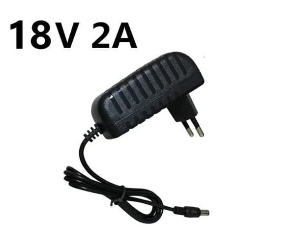 Universal AC/DC 18V 2A Laddningsadapter EU-kontakt 5.5mm*2.5mm Spets