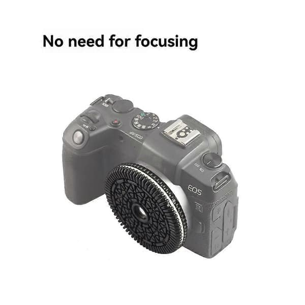 32mm F10 Free Focus Pancake-objektiv til Canon RF Mount Series spejlløse kameraer sort