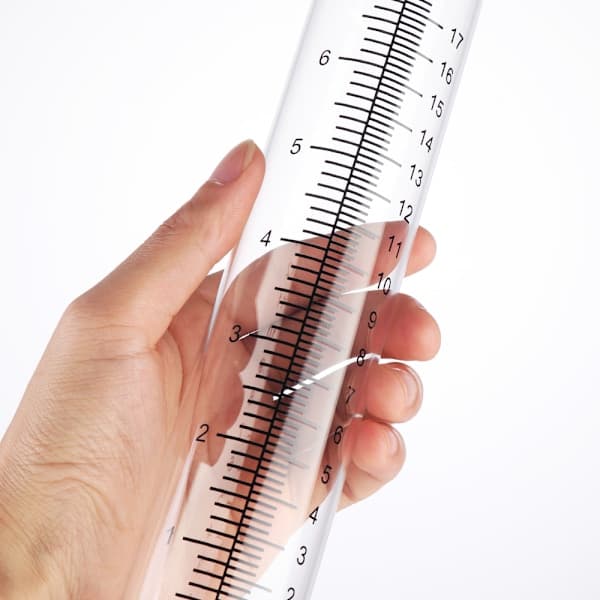Regnmåler Regnmålingsværktøj Glasrør 21cm/8 tommer