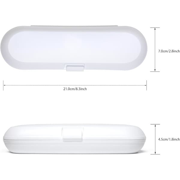 Elektrisk tandborstfodral för Oral B & Philips Sonicare White