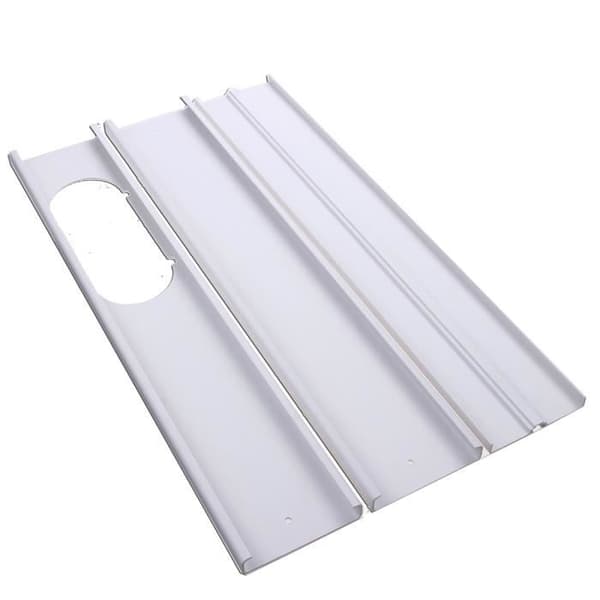 Skyvevindu - 3 stk - 67,5 til 190 cm - PVC - Hvit