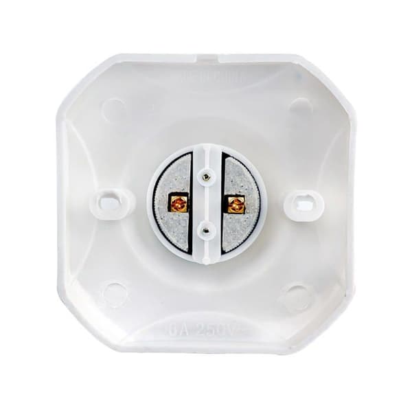Sæt med 6 RICEEL E27 loftfatninger - holdere til LED-pærer op til 60W, AC 85-265V, indendørs brug