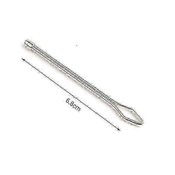 f 1 Set Bodkin Bodkins Lång Kulspets Nyp & Tråd Band Elastisk All (silver2st)[HK]