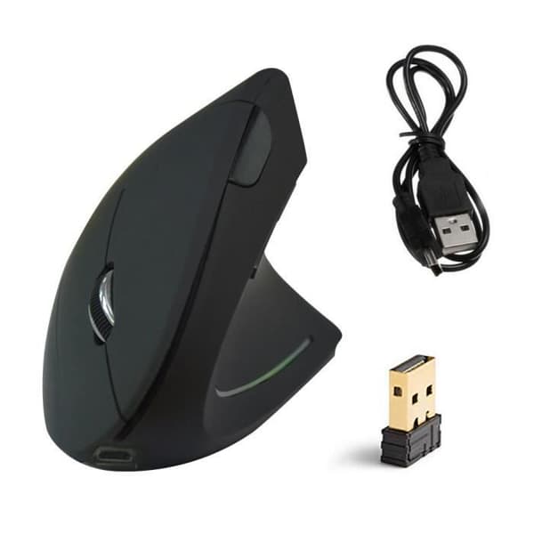 Ergonominen pystysuora USB-hiiri oikeakätisille käyttäjille - Langallinen